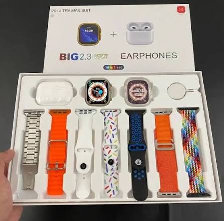 7 STRAP SMART WATCH WITH EARBUD