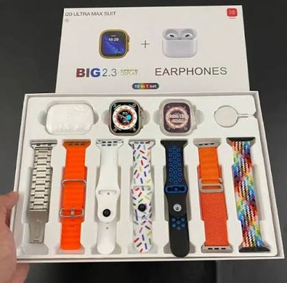 7 STRAP SMART WATCH WITH EARBUD